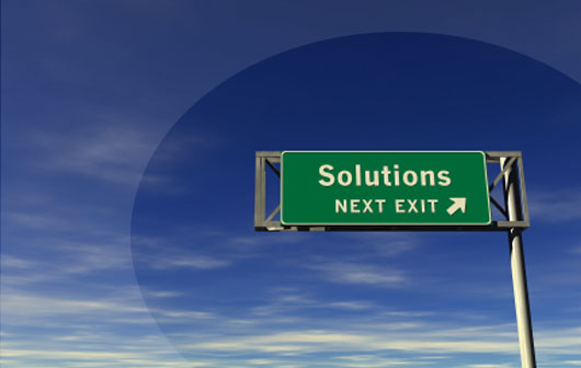 Solutions Next Exit Sign